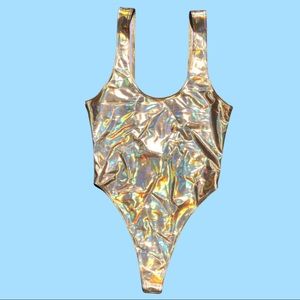 Small Laina Rauma gold holographic one piece